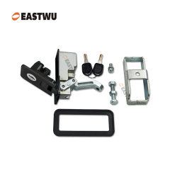 Matt Black Keyed Alike Trailer Tool Box Large Compression Lock Pressure Lever Lock