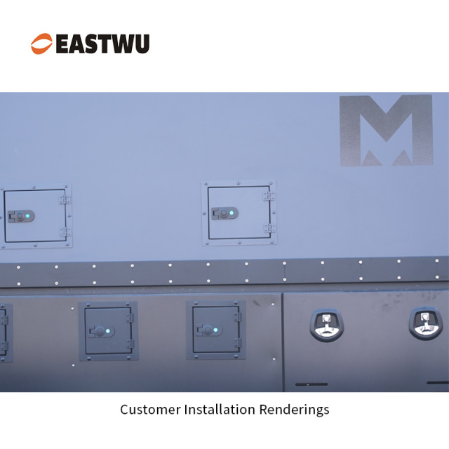Caravan Motorhome RV Ute Canopy Toolbox Whale Tail Folding T Handles Locks
