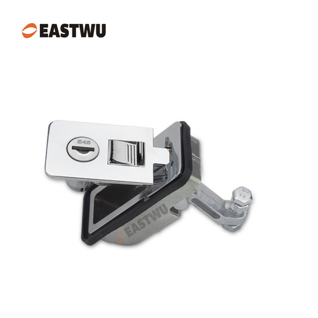 Chrome Keyed Alike Trailer Tool Box Small Compression Lock Cut Out 70*25mm