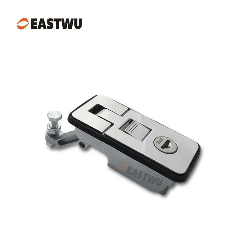 Chrome Keyed Alike Trailer Tool Box Small Compression Lock Cut Out 70*25mm