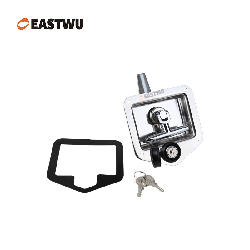 SUS304 Keyed Alike Trailer Lock Cut Out 102*93mm
