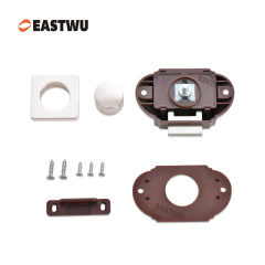 Brushed Nickel Caravan RV Motorhome Camper Van Cabinet Cupboard Storage Metal Push Button Handle Knob Latch Lock