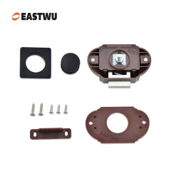 Matt Black Caravan RV Motorhome Camper Van Cabinet Cupboard Storage Metal Push Button Handle Knob Latch Lock