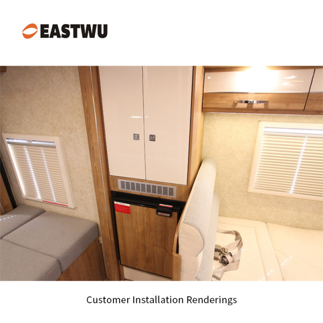 Bushed Nickel RV Cabinet Cupboard Storage Metal Push Button Lock