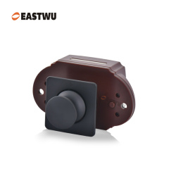 Matt Black Caravan RV Motorhome Camper Van Cabinet Cupboard Storage Metal Push Button Handle Knob Latch Lock