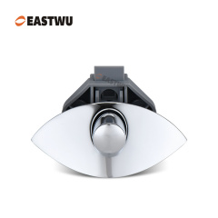 Chrome Zinc Alloy Pull Type Cupboard Door Metal Handle Lock