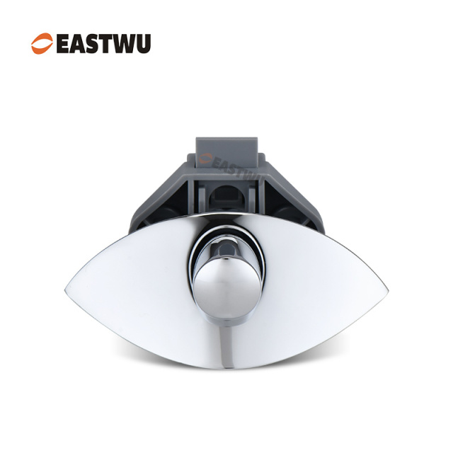 Chrome Zinc Alloy Pull Type Cupboard Door Metal Handle Lock