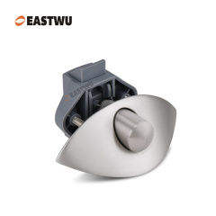 Brushed Nickel Zinc Alloy Pull Type Cupboard Door Metal Handle Lock