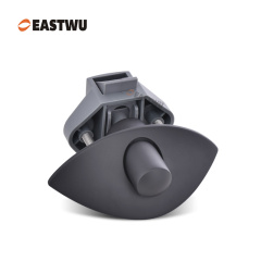 Matt Black Zinc Alloy Pull Type Cupboard Door Metal Handle Lock