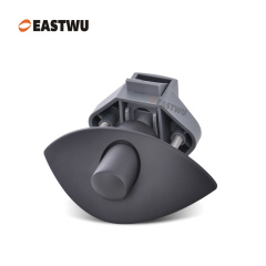 Matt Black Zinc Alloy Pull Type Cupboard Door Metal Handle Lock