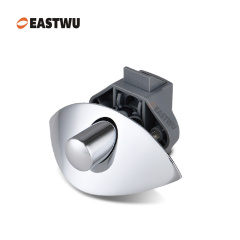 Chrome Zinc Alloy Pull Type Cupboard Door Metal Handle Lock