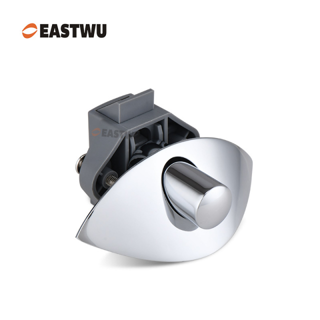 Chrome Zinc Alloy Pull Type Cupboard Door Metal Handle Lock