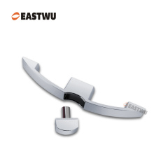 Chrome Zinc Alloy Push Type Cupboard Door Metal Handle Lock C.C.128mm