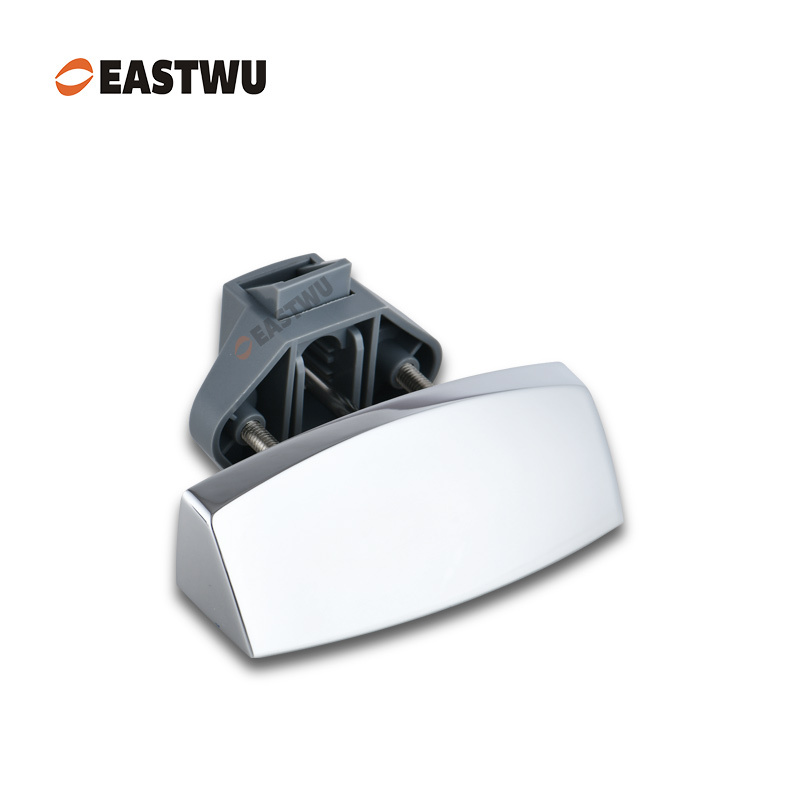 Chrome Zinc Alloy Pull Type Cupboard Door Metal Handle Lock