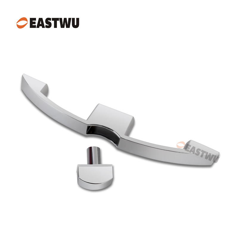 Chrome Zinc Alloy Push Type Cupboard Door Metal Handle Lock C.C.160mm