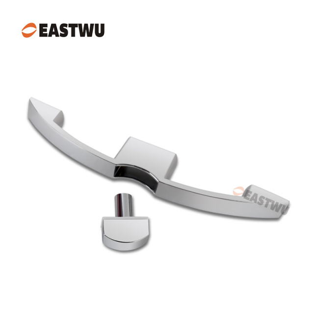 Chrome Zinc Alloy Push Type Cupboard Door Metal Handle Lock C.C.160mm