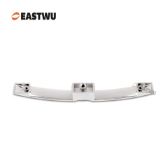 Brushed Nickel Zinc Alloy Push Type Cupboard Door Metal Handle Lock C.C.160mm