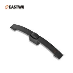 Matt Black Zinc Alloy Push Type Cupboard Door Metal Handle Lock C.C.160mm