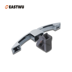 Chrome Zinc Alloy Push Type Cupboard Door Metal Handle Lock C.C.128mm