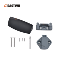 Matt Black Zinc Alloy Pull Type Cupboard Door Metal Handle Lock