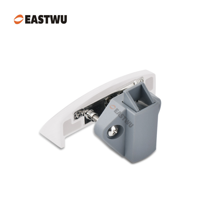 Brushed Nickel Zinc Alloy Pull Type Cupboard Door Metal Handle Lock