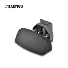 Matt Black Zinc Alloy Pull Type Cupboard Door Metal Handle Lock