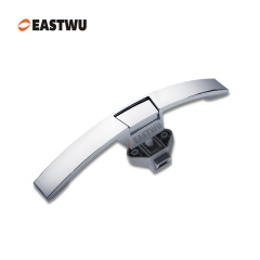 Chrome Zinc Alloy Push Type Cupboard Door Metal Handle Lock