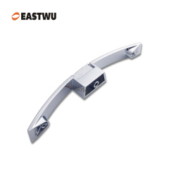 Chrome Zinc Alloy Push Type Cupboard Door Metal Handle Lock
