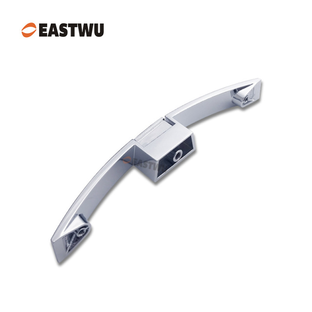 Chrome Zinc Alloy Push Type Cupboard Door Metal Handle Lock