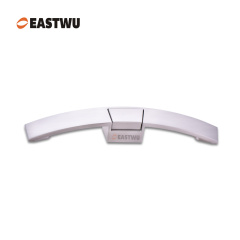 Brushed Nickel Zinc Alloy Push Type Cupboard Door Metal Handle Lock