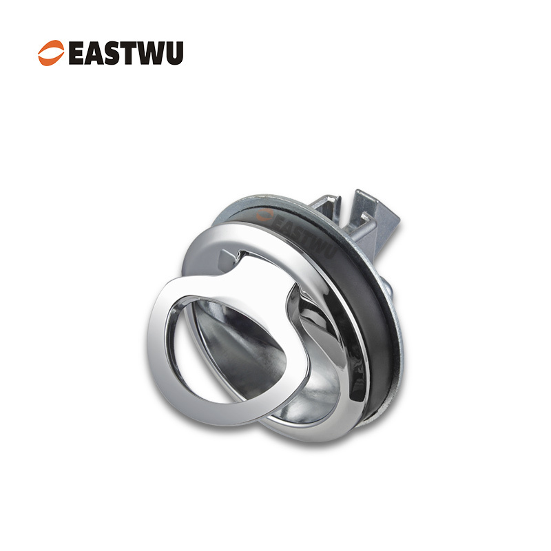 Chrome Zinc Alloy Toolbox Lock Cut Out φ38mm