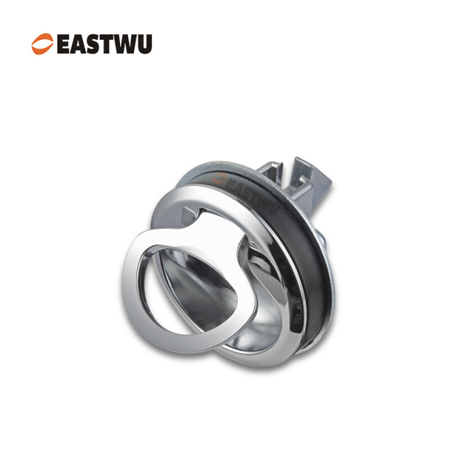 Chrome Zinc Alloy Toolbox Lock Cut Out φ38mm