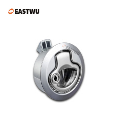 Chrome Zinc Alloy Toilet Door Lock Cut Out φ50mm