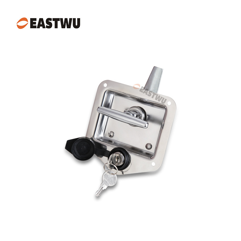 SUS304 Keyed Different Trailer Lock Cut Out 102*93mm