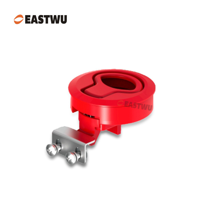 Red Plastic Push to Close Latch Cut Out φ50mm