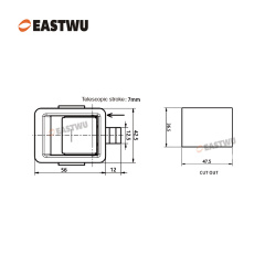 Nickel Stainless Steel Small Toolbox Latch