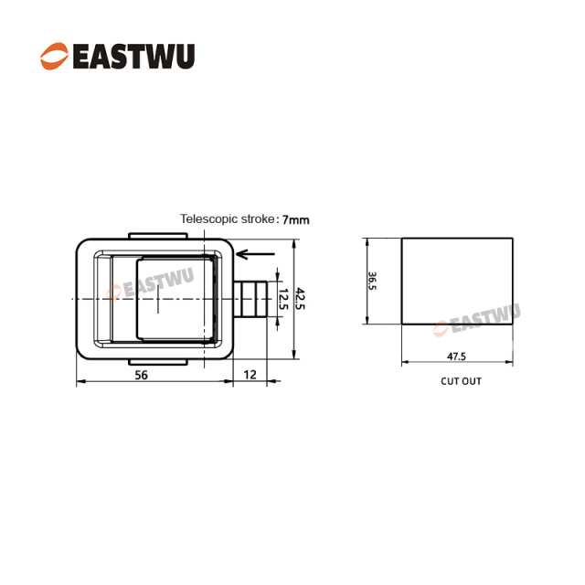 Nickel Stainless Steel Small Toolbox Latch