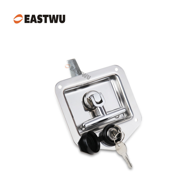 SUS304 Keyed Different Trailer Lock Cut Out 102*93mm