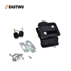 Matt Black Keyed Different Caravan Door Lock