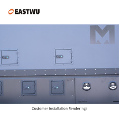 Matt Black&Chrome Keyed Different RV Tool Box Lock