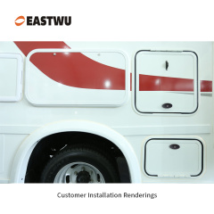 Matt Black Zinc Alloy&Nylon Keyed Different RV Cabin Compression Lock