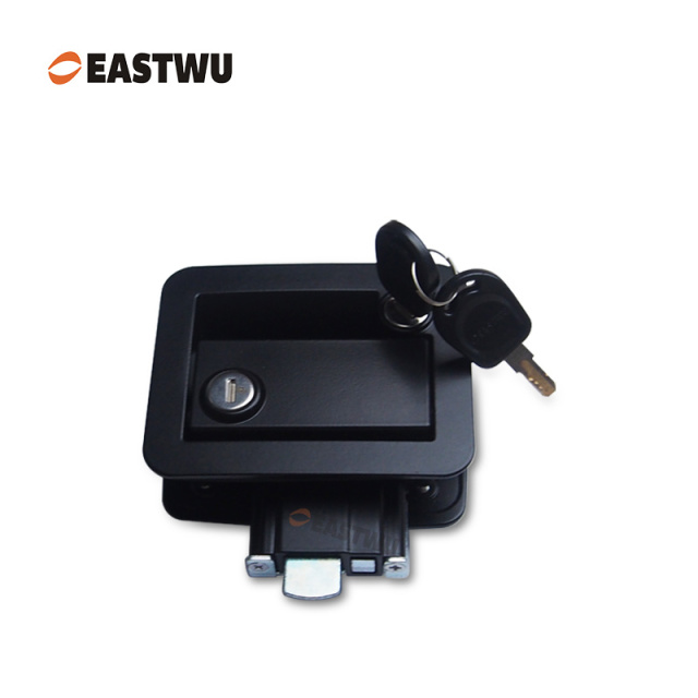 Matt Black Keyed Different Caravan Door Lock
