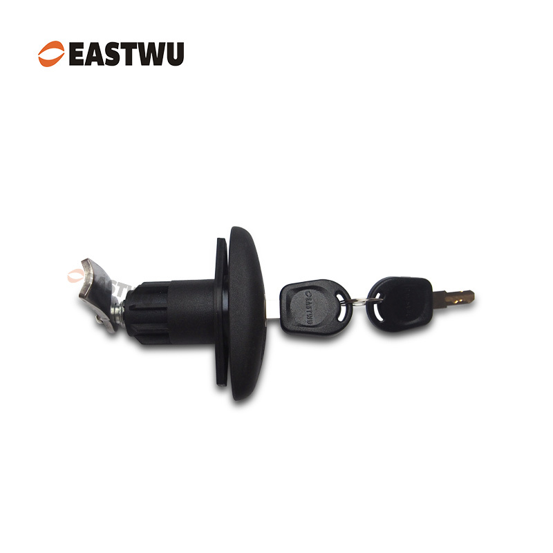 Matt Black Zinc Alloy&Nylon Keyed Different RV Cabin Compression Lock