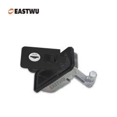 Matt Black Keyed Different Trailer Tool Box Small Compression Lock Cut Out 70*25mm