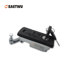 Matt Black Keyed Different Trailer Tool Box Small Compression Lock Cut Out 70*25mm