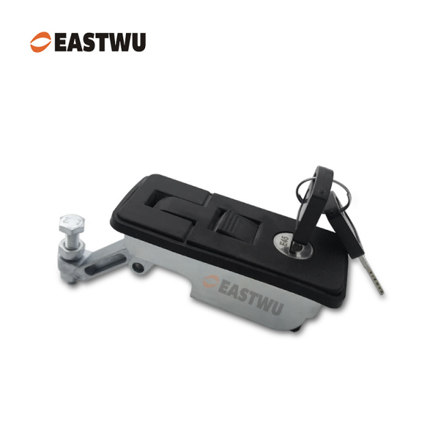 Matt Black Keyed Different Trailer Tool Box Small Compression Lock Cut Out 70*25mm