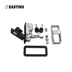 Matt Black Keyed Different Trailer Tool Box Small Compression Lock Cut Out 70*25mm