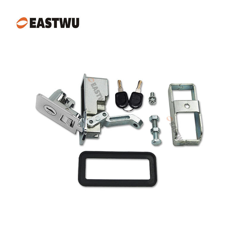 Chrome Keyed Different Trailer Tool Box Small Compression Lock Cut Out 70*25mm