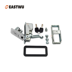 Chrome Keyed Different Trailer Tool Box Large Compression Lock Cut Out 95*45mm