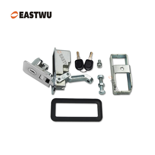 Chrome Keyed Different Trailer Tool Box Large Compression Lock Cut Out 95*45mm